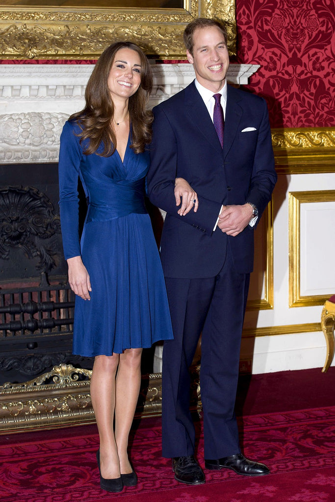 kate middleton chiffon dress Kate Middleton Midi Light Sky Blue Dress With Cap Sleeves Wimbledon 2019 TCD8619