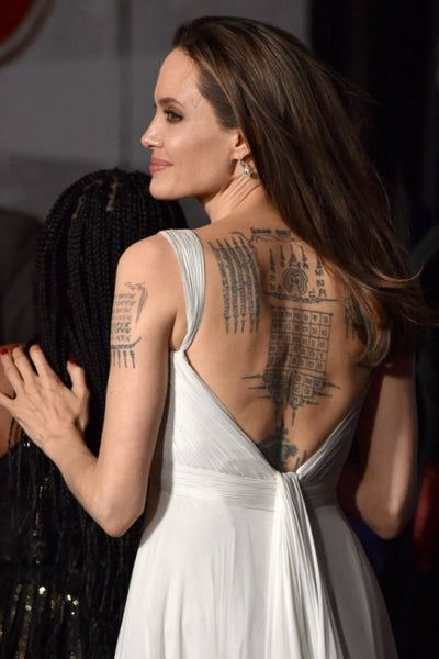 White Celebrity Angelina Jolie V Dress Dress Open Back Prom Best Red Carpet Evening Gown Dress Dumbo Premiere