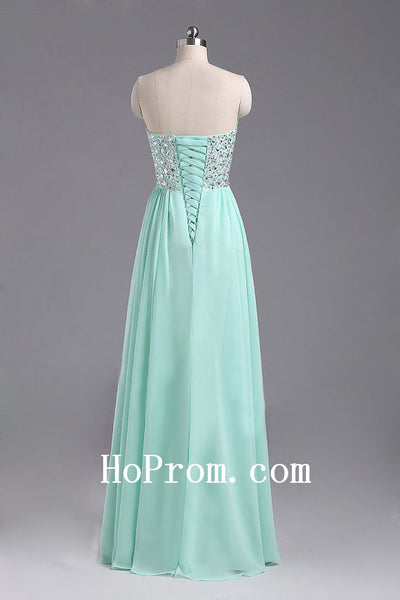 Crystals Simple Prom Dress,Sweetheart Prom Dresses,Evening Dress