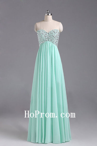Crystals Simple Prom Dress,Sweetheart Prom Dresses,Evening Dress