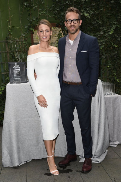 White Blake Lively Tight Long Sleeve Dress Short Prom Celebrity Formal Dress Aviation Gin Event