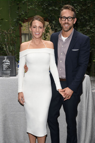 White Blake Lively Tight Long Sleeve Dress Short Prom Celebrity Formal Dress Aviation Gin Event