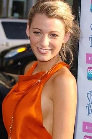 Orange Blake Lively Short Knee Length Prom Celebrity Dress The Sisterhood of the Traveling Pants