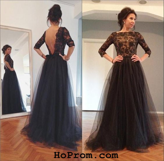 Long Sleeve Prom Dresses Backless Prom Dresses Long Sleeve Evening Dress