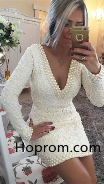ShortLace Homecoming Dresses Long Sleeves Backless Cocktail Dresses Hoprom ShortLace Homecoming Dresses Long Sleeves Backless Cocktail Dresses Hoprom