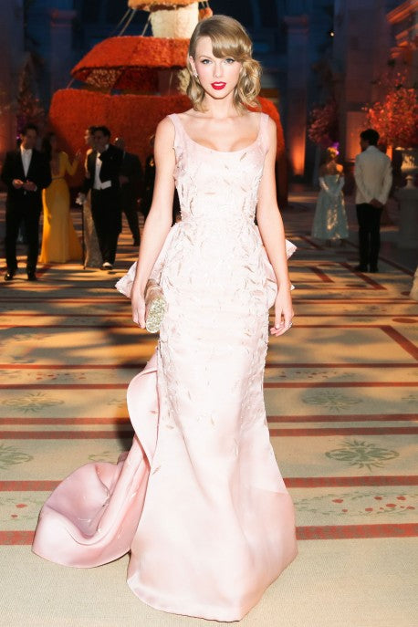 Pink Taylor Swift Round Neck V Back Sequins Dress Long Prom Best Red C Hoprom Pink Taylor Swift Round Neck V Back Sequins Dress Long Prom Best Red C Hoprom