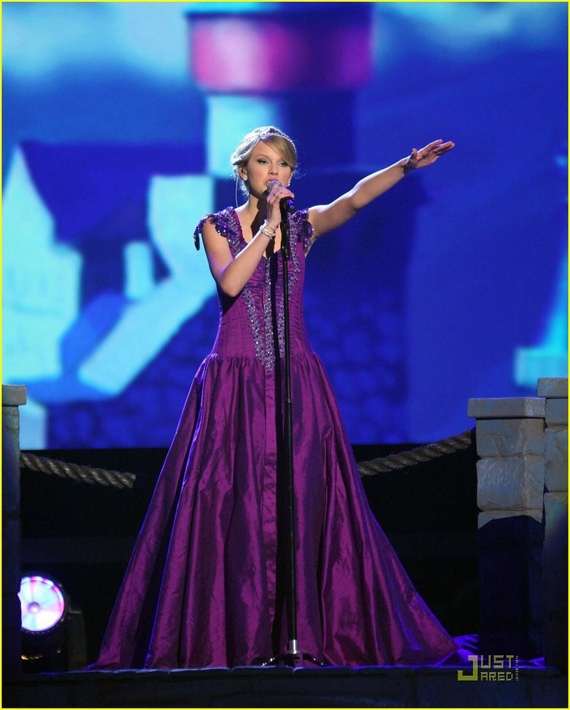 taylor swift purple dress Taylor Swift Swirls Dress Collection