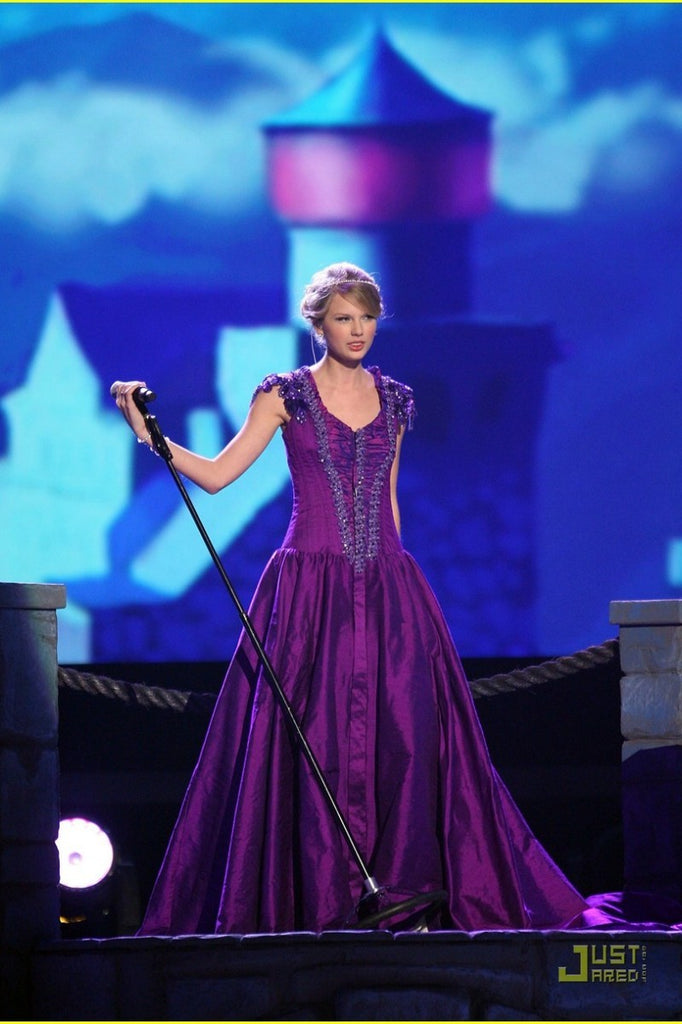 taylor swift purple dress red carpet Taylor Swift Purple Dress Red Carpet Taylor Swift Speak Now Eras Tour Dress Red Carpet Embellished
