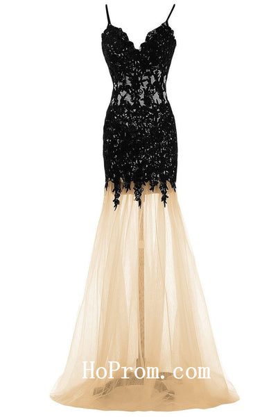 Spaghetti Straps Prom Dresses,Mermaid Prom Dress,Evening Dresses