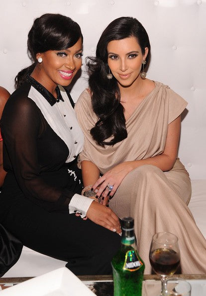Champagne Kim Kardashian (Kim K) Fit Flare Prom Celebrity Dress A Night of Style & Glamour
