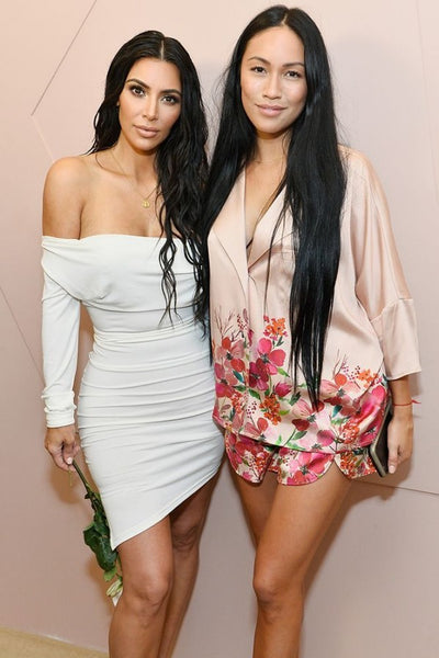 White Kim Kardashian (Kim K) Mini Off The Shoulder Wrap Dress Prom Celebrity Dress KKW Beauty Launch