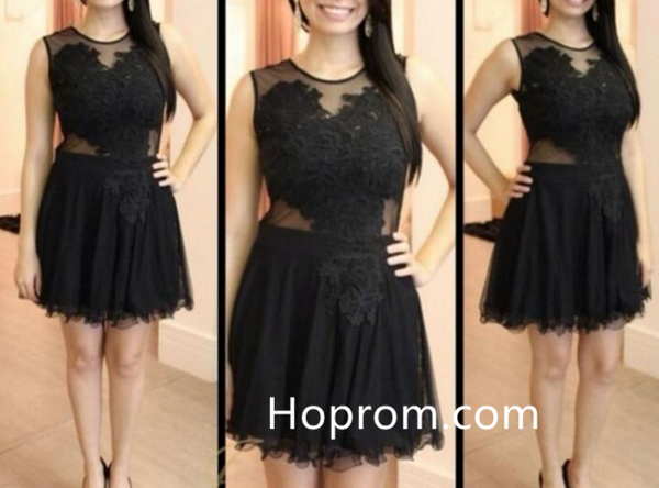 Ball Gown Cocktail Dresses Appliques Mini Party Gowns Sexy Lady Dresses