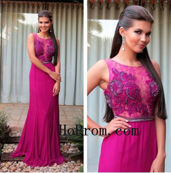 Sleeveless Prom Dresses,A-Line Prom Dress,Purple Evening Dresses