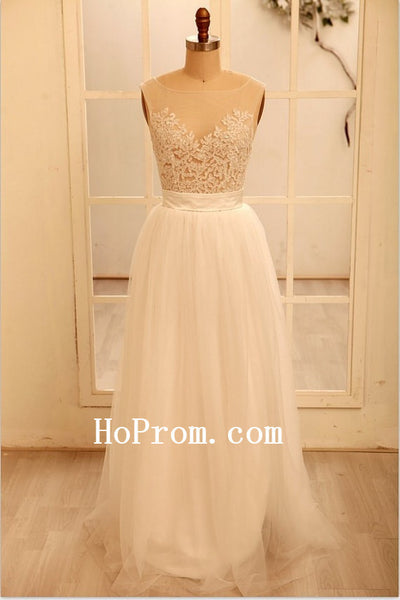 Simple White Prom Dresses,A-Line Prom Dress,Evening Dress