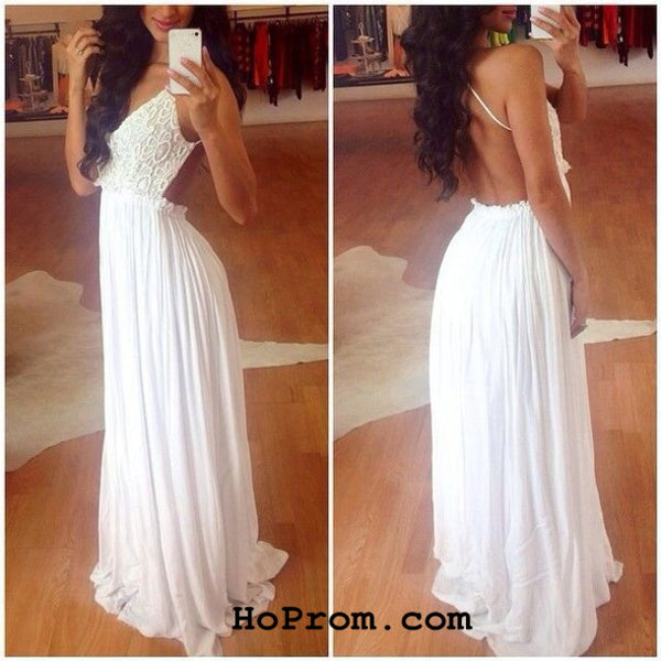 White Lace Prom Dresses White Lace Evening Dresses