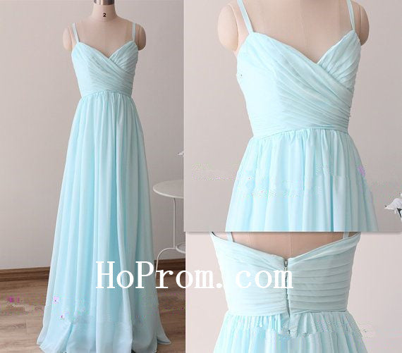 Straps Prom Dress,Light Blue Prom Dresses,Evening Dress