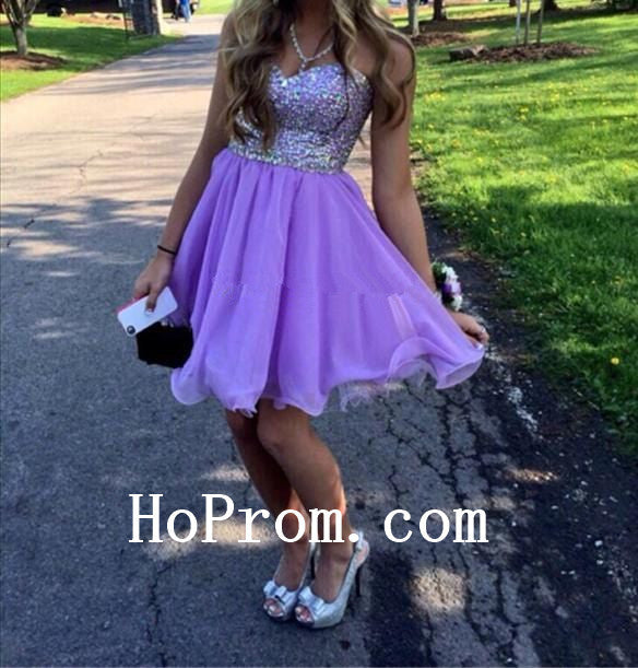 Light Purple Prom Dresses,Short Prom Dress,Evening Dresses