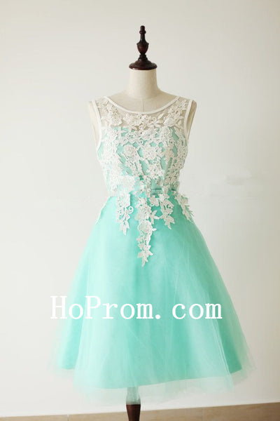 Short Tulle Prom Dresses,Turquoise Prom Dress,Evening Dresses
