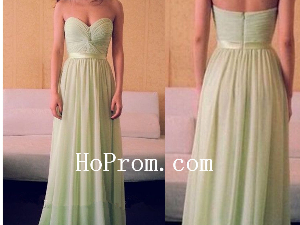 Sage Sweetheart Prom Dresses,Green Prom Dress,Evening Dresses