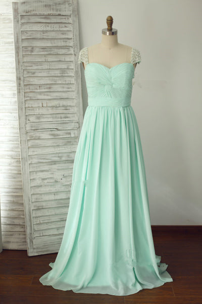Lovely Prom Dresses,Mint Blue Prom Dress,Evening Dresses