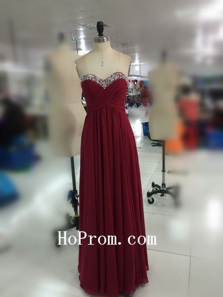 Lovely Sweetheart Prom Dress,Red Prom Dress,Evening Dress