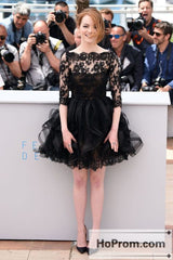Black Lace Organza Short Prom Dresses Homecoming Dresses Hoprom Black Lace Organza Short Prom Dresses Homecoming Dresses Hoprom