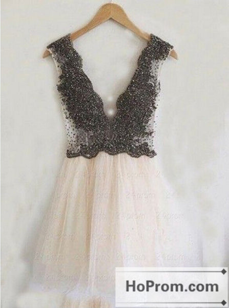 Sleeveless Mini A-Line Prom Dresses Homecoming Dresses