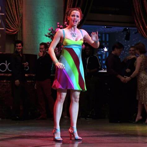Jennifer Garner as Jenna Rink Dress Rainbow Party Costume in 13 Going On 30