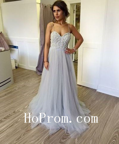 Long Prom Dresses,Spaghetti Straps Prom Dress,Evening Dress