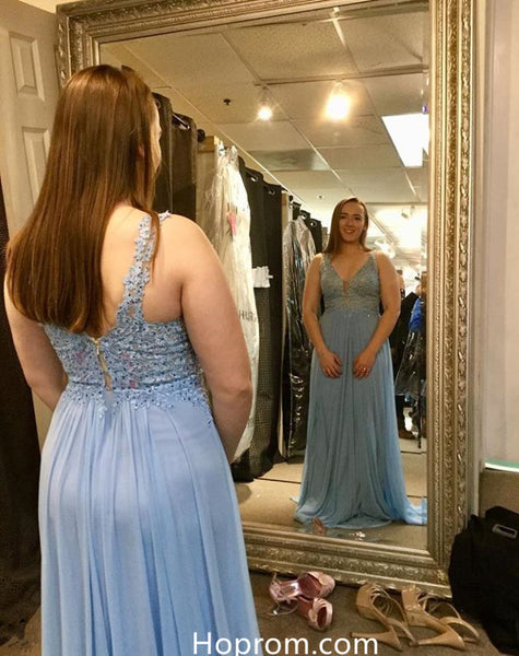 Simple Blue Tank Straps Prom Dresses Sweetheart Evening Dress
