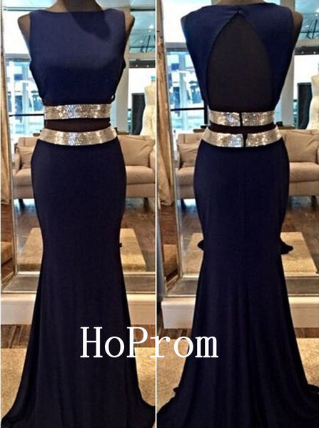 Two Piece Prom Dresses,Mermaid Prom Dress,Evening Dress