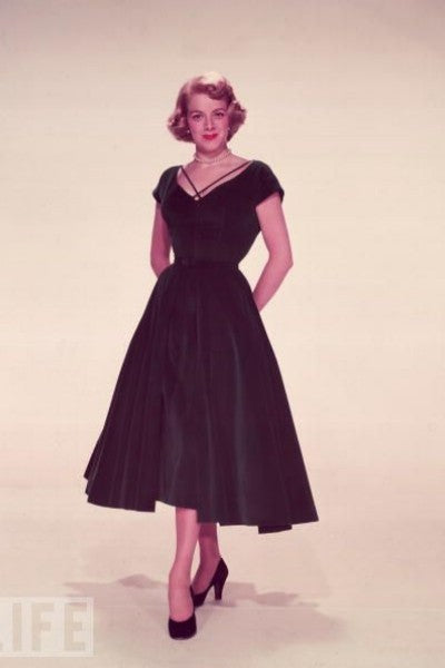 Rosemary Clooney as Betty Haynes Green Velvet Vintage Dress from White – Hoprom