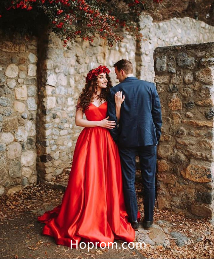 A Line Simple Straps Red Prom Dresses Elegant Evening Gowns Dresses Hoprom A Line Simple Straps Red Prom Dresses Elegant Evening Gowns Dresses Hoprom
