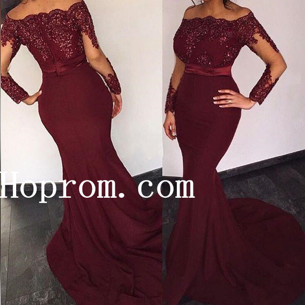 Floor Length Prom Dresses,Mermaid Prom Dress,Evening Dress
