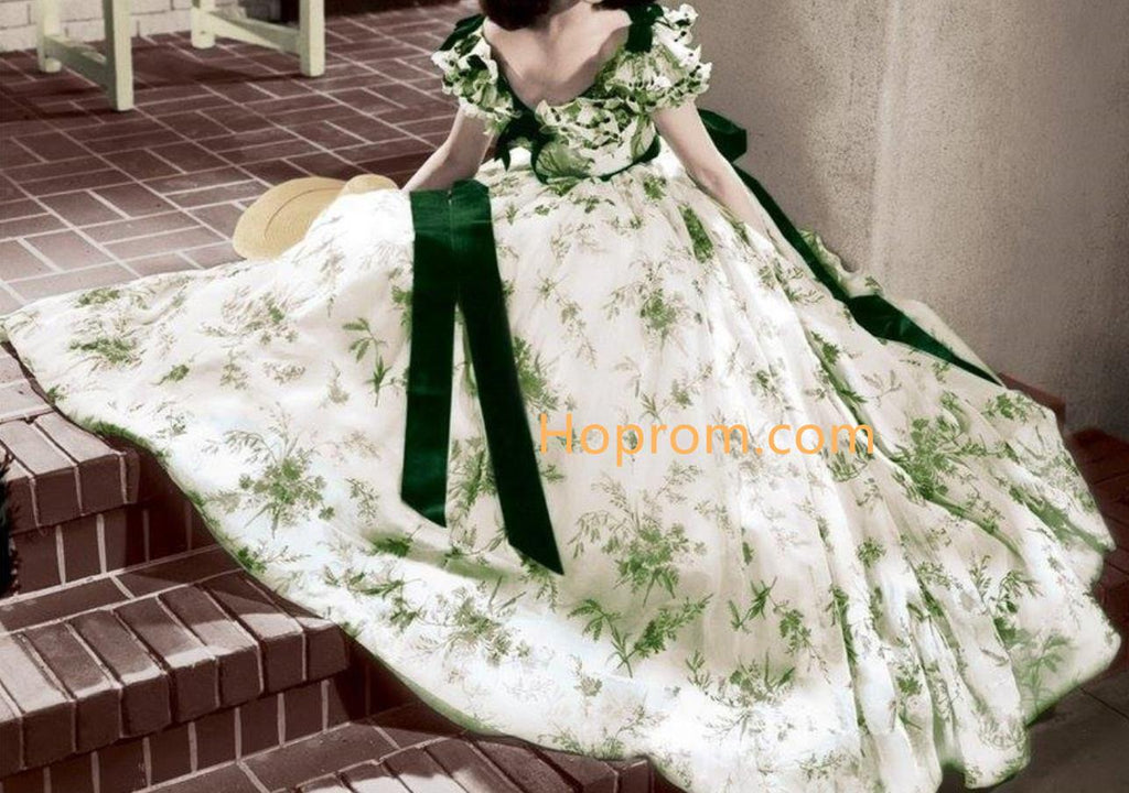 Scarlett O'Hara BBQ Barbecue Dress by Vivien Leigh from Gone with the Hoprom Scarlett O'Hara BBQ Barbecue Dress by Vivien Leigh from Gone with the Hoprom