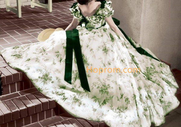 Scarlett O'Hara BBQ Barbecue Dress by Vivien Leigh from Gone with the Wind