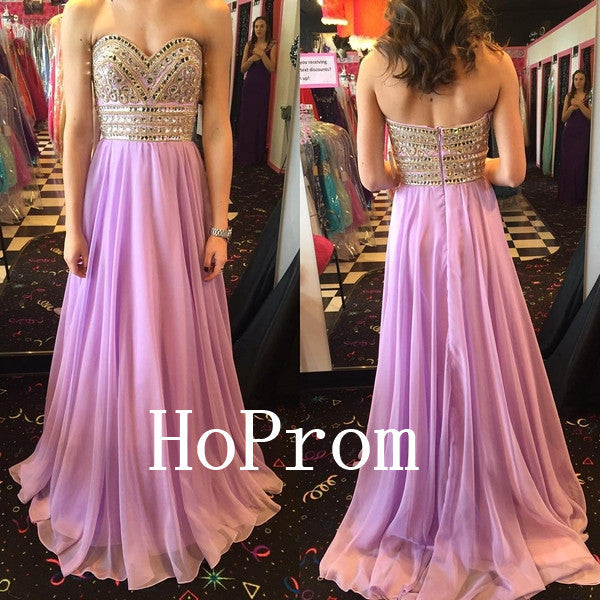 Sparkly Gold Prom Dresses,Strapless Prom Dress,Evening Dress