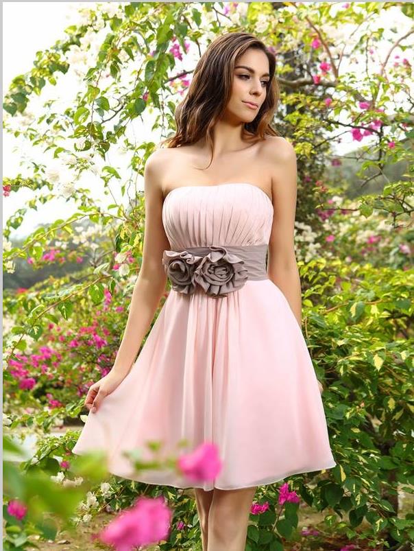 Princess Chiffon Bridesmaid Dresses,Pleats Sleeveless Short Bridesmaid Hoprom Princess Chiffon Bridesmaid Dresses,Pleats Sleeveless Short Bridesmaid Hoprom