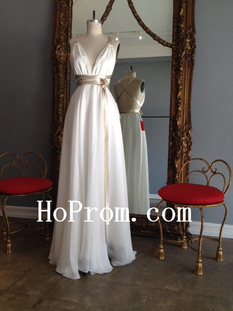 Straps Prom Dresses,V-Neck Prom Dress,Evening Dress