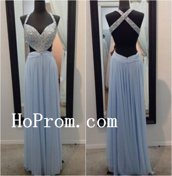 Elegant Prom Dresses,Cross Back Prom Dress,Evening Dress