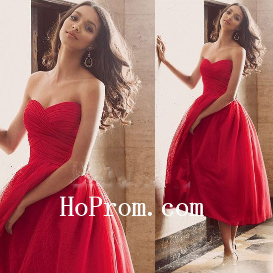 Lovely Sweetheart Prom Dresses,Red Prom Dress,Evening Dress