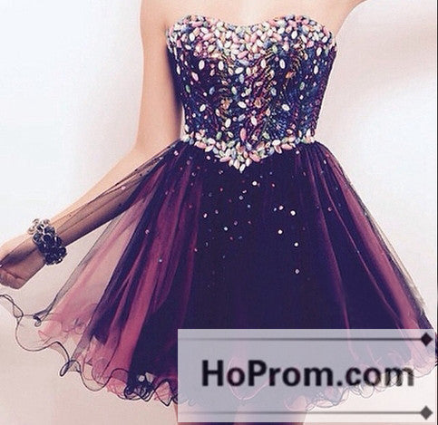 Elegant Short Sweetheart Mini Prom Dresses Homecoming Dresses