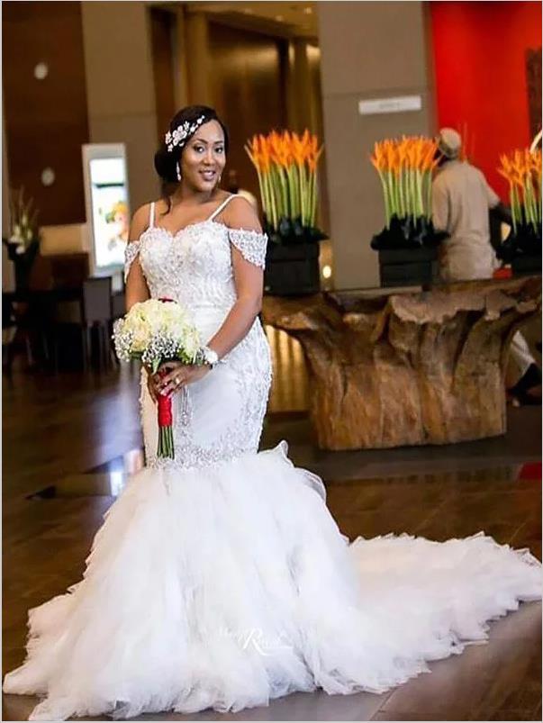 Trumpet Tulle Off Shoulder Wedding Dresses,Strap Court Train Beading W Hoprom Trumpet Tulle Off Shoulder Wedding Dresses,Strap Court Train Beading W Hoprom
